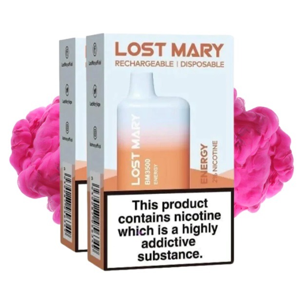 Elf Bar Lost Mary Energy 3500 Puffs Disposable Vape