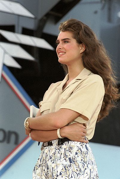 Brooke Shields in 1986