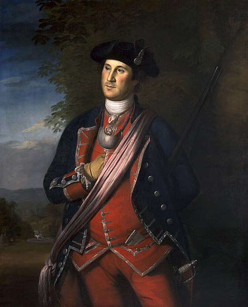 Colonel George Washington, a portrait by Charles Willson Peale (1772)