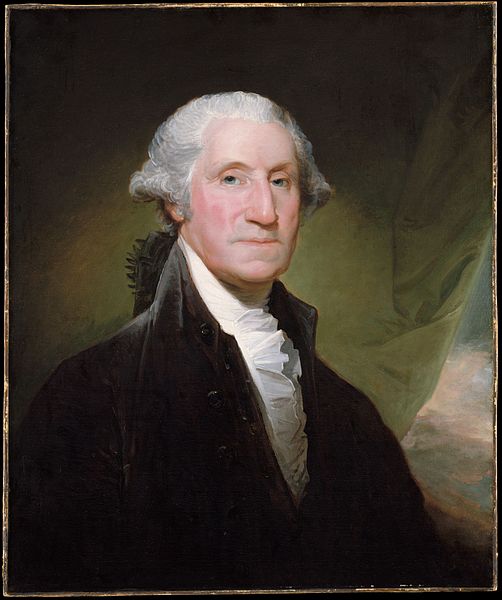 President George Washington, a portrait by Gilbert Stuart (1795)