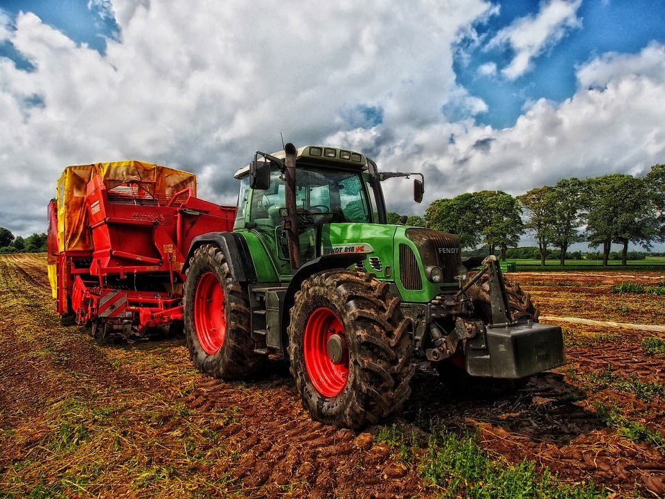 Tractor rural farm countryside