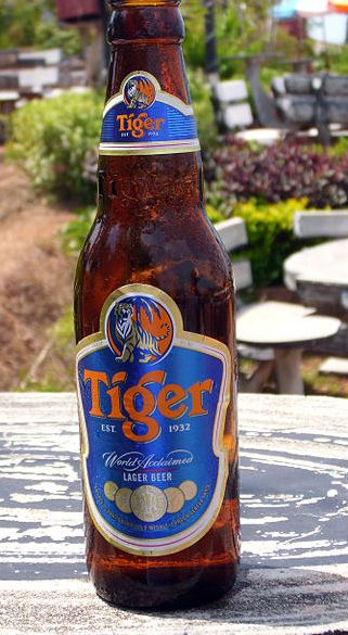 330ml bottle of Tiger Beer