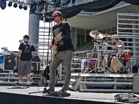 Blink-182’s live performance of the group's reformation in 2009