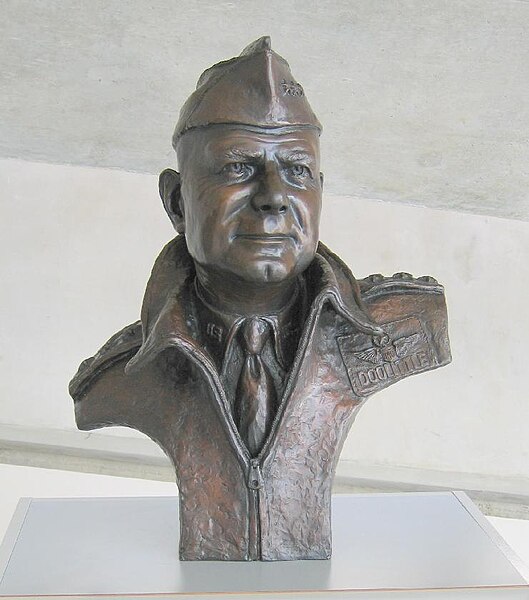 Bust of General Doolittle at the Imperial War Museum