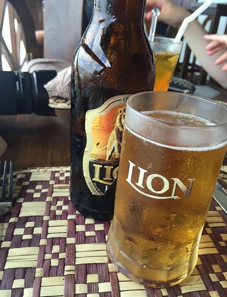 Lion Beer Bottle