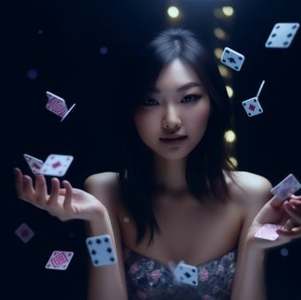 Live casino games dealer at ステークカジノ (Stake Casino)
