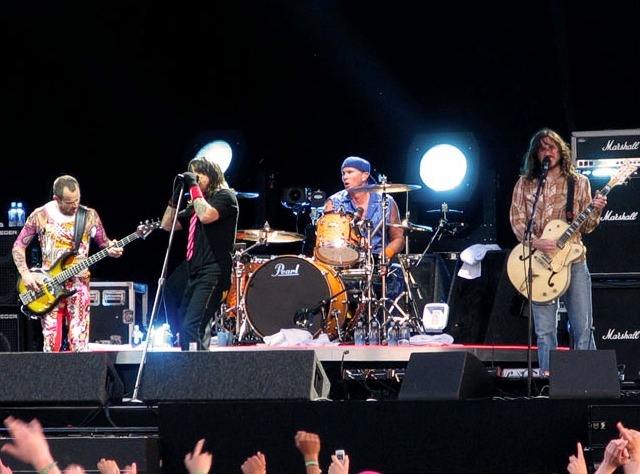 Red Hot Chili Peppers performing at the Pinkpop Festival in 2006