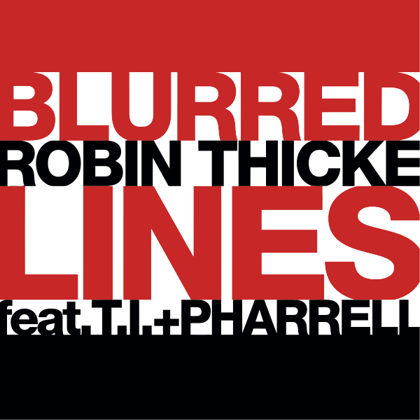 Robin Thicke Blurred Lines Cover art