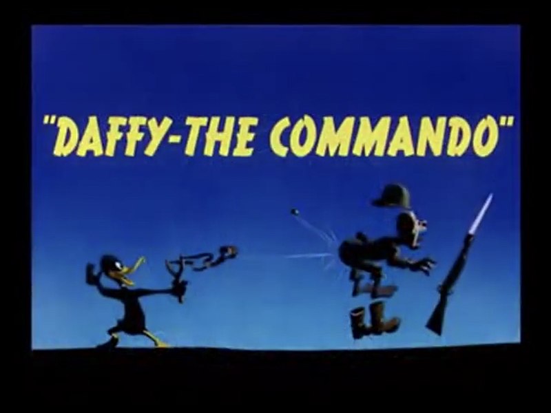 The 1943 Warner Bros. cartoon Daffy - The Commando