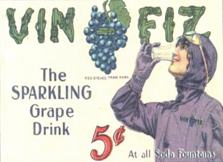 Vin Fiz soda 1912 postcard