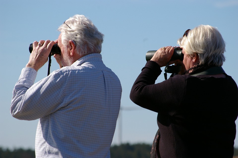 binoculars outdoors