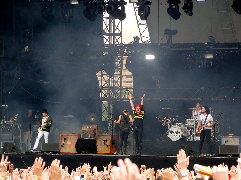 My Chemical Romance performing in 2011