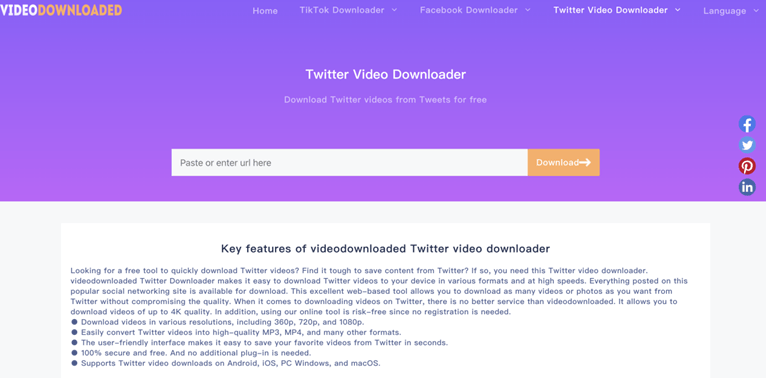Best Twitter Video downloader to Capturing Engaging Content free