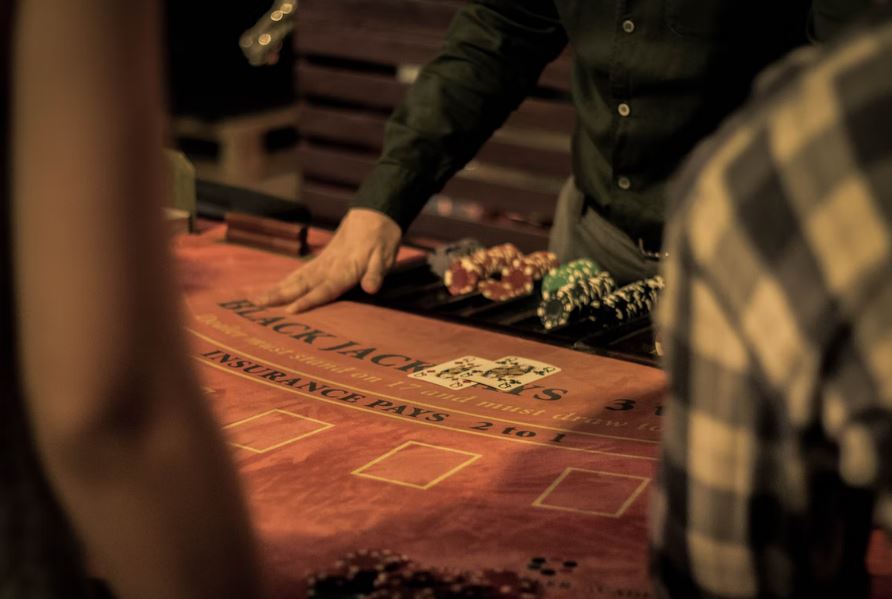 Poker Table, Brown Backgrounds, Black Jack