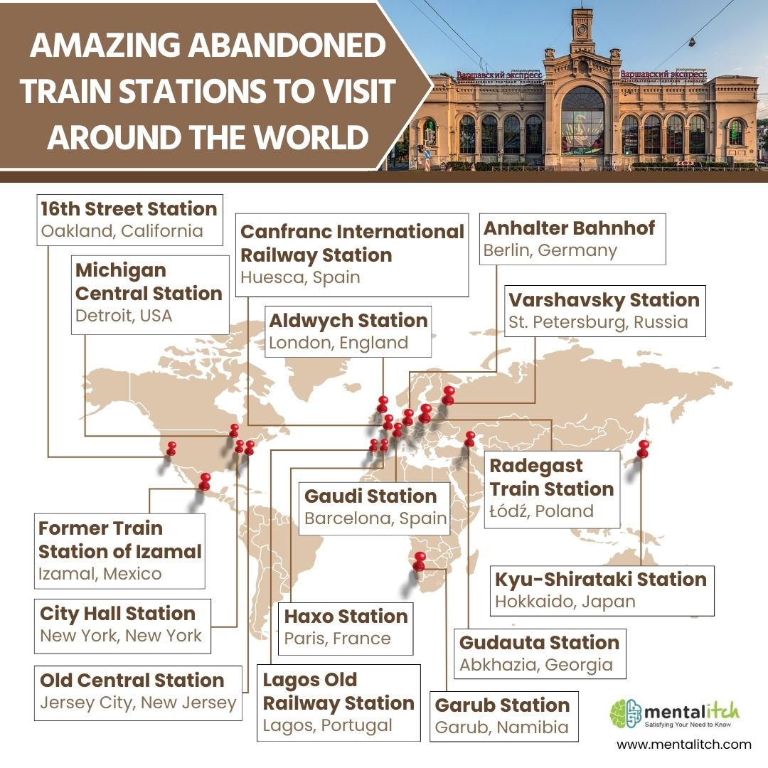 Amazing Abandoned Train Stations to Visit Around the World