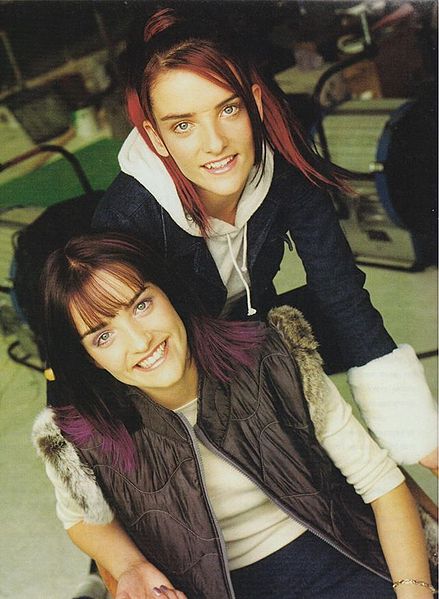 B*Witched members Edele and Keavy Lynch