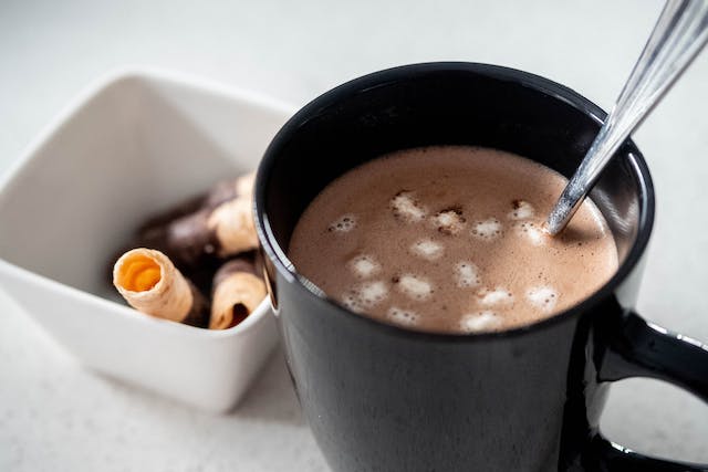 Hot Chocolate, Drink, Beverage, Cup, Brown, Saucer, Cocoa, Milk, Hot, Wooden, Tabletop, Cup, Dessert, Coffee Cup, Food, Mug