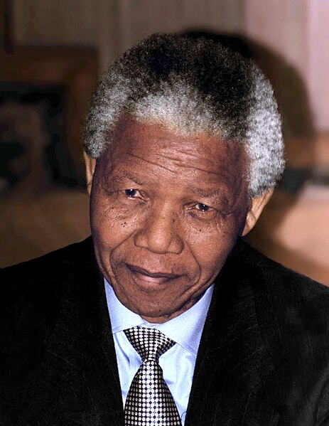 Mandela in his first trip to the United States