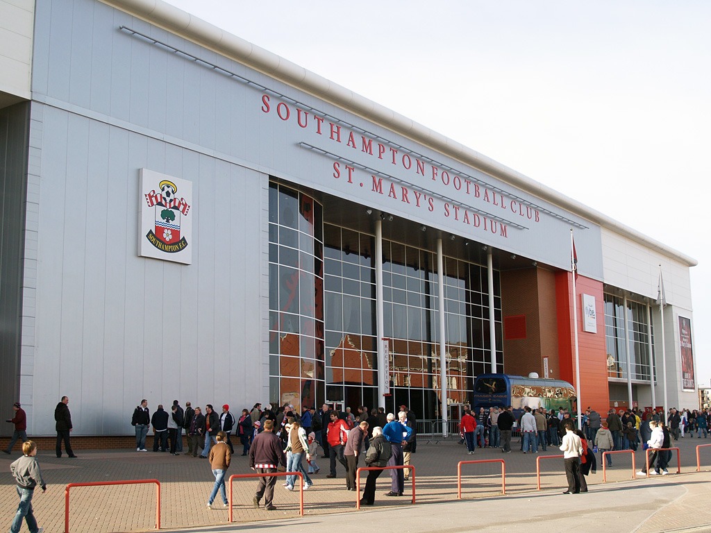 St. Mary’s Stadium, home ground of Southampton FC. (Wikimedia Commons/David Ingham)