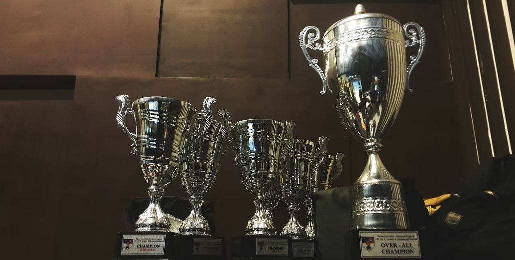 Trophy, Awards, Awarding, Triumph, Glass, Silver, Dark, Prize
