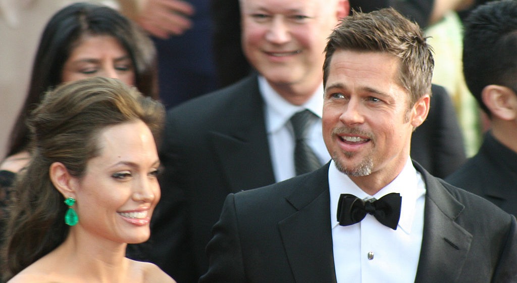 Angelina Jolie with pictured with ex-husband