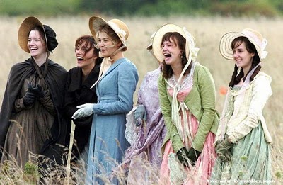 Bennet sisters in the film Pride and Prejudice