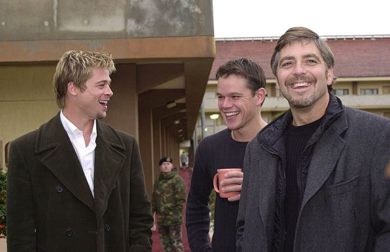 Brad Pitt, Matt Damon and George Clooney