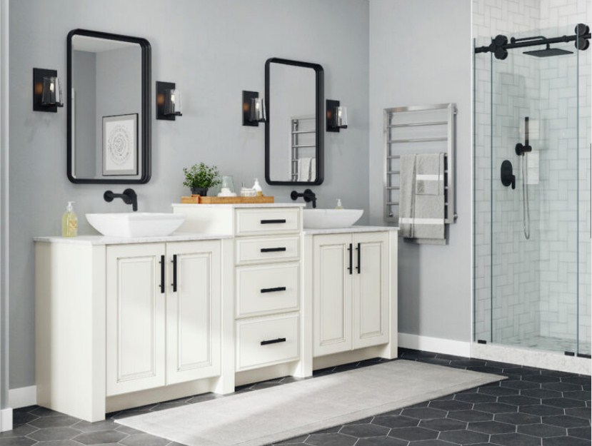 How long does it take to install a bathroom vanity