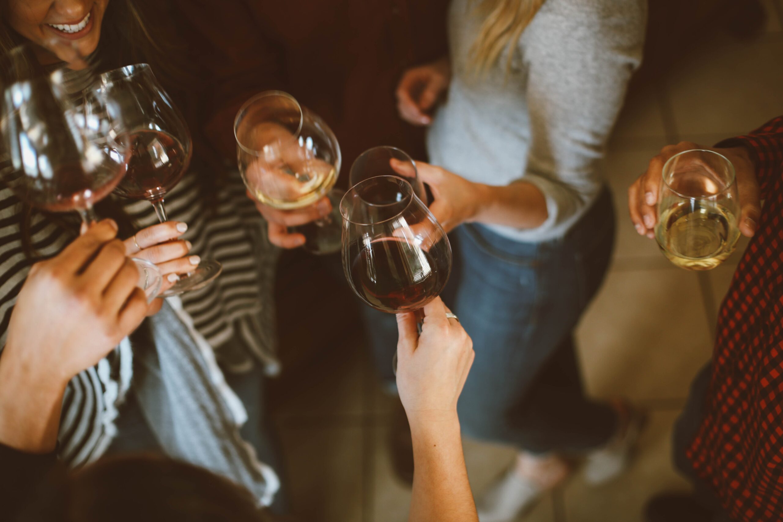 People Drinking, Hand, Cheers, Winery, Wine Glass, Gathering, Celebrate, Smile, Red Wine, White Eine, Fun, Beverage, Happy Students, Girls Night-Out, Fun