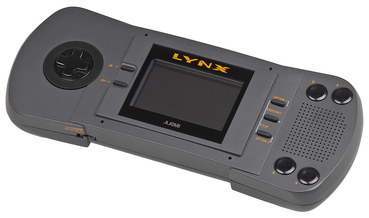 The Atari Lynx close-up photo