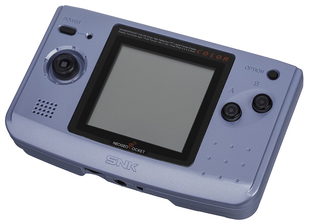 The Neo Geo Pocket Color close-up photo
