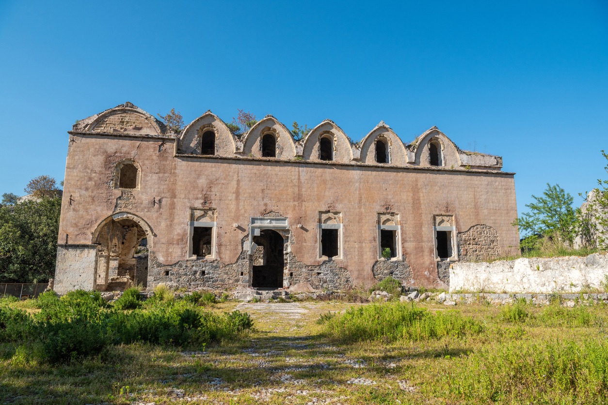 church ruins in Kayakoy