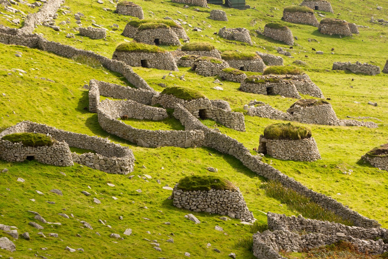 stone structures of Hirta