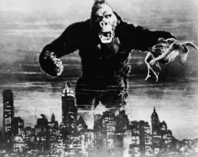 King Kong as featured in promotional material for the original 1933 film