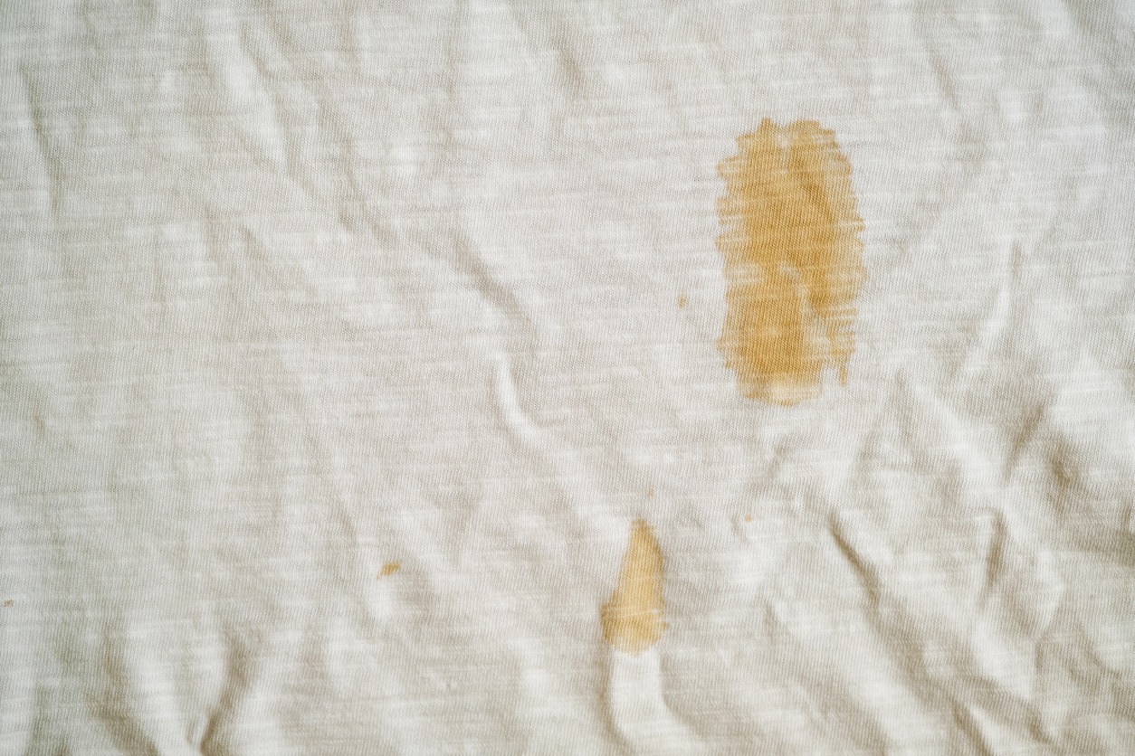 White Cloth That Is Badly Stained