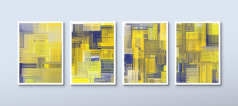 Abstract posters for wall décor