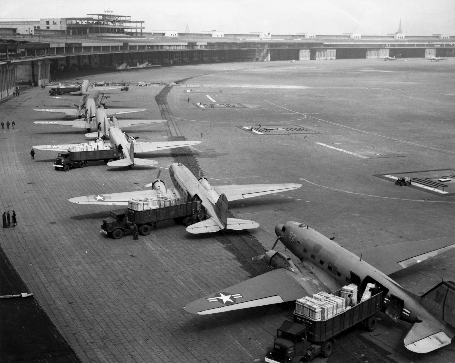 C-47s at Tempelhof Airport Berlin 1948