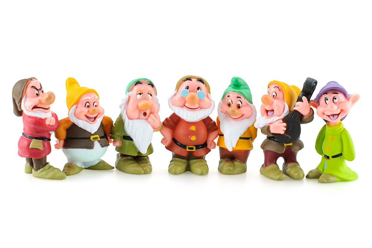 Group of the Seven Dwarfs toy figure