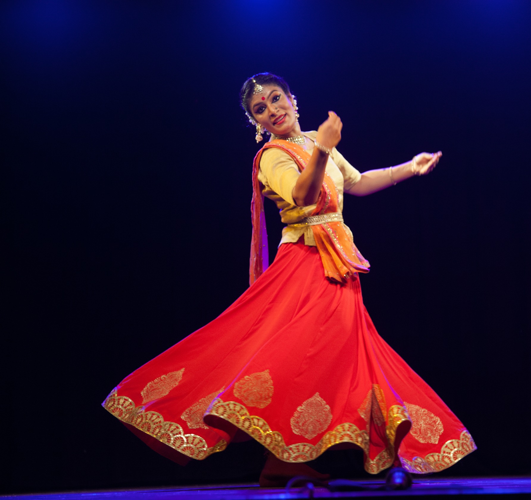 Kathak poses by kathak dancer