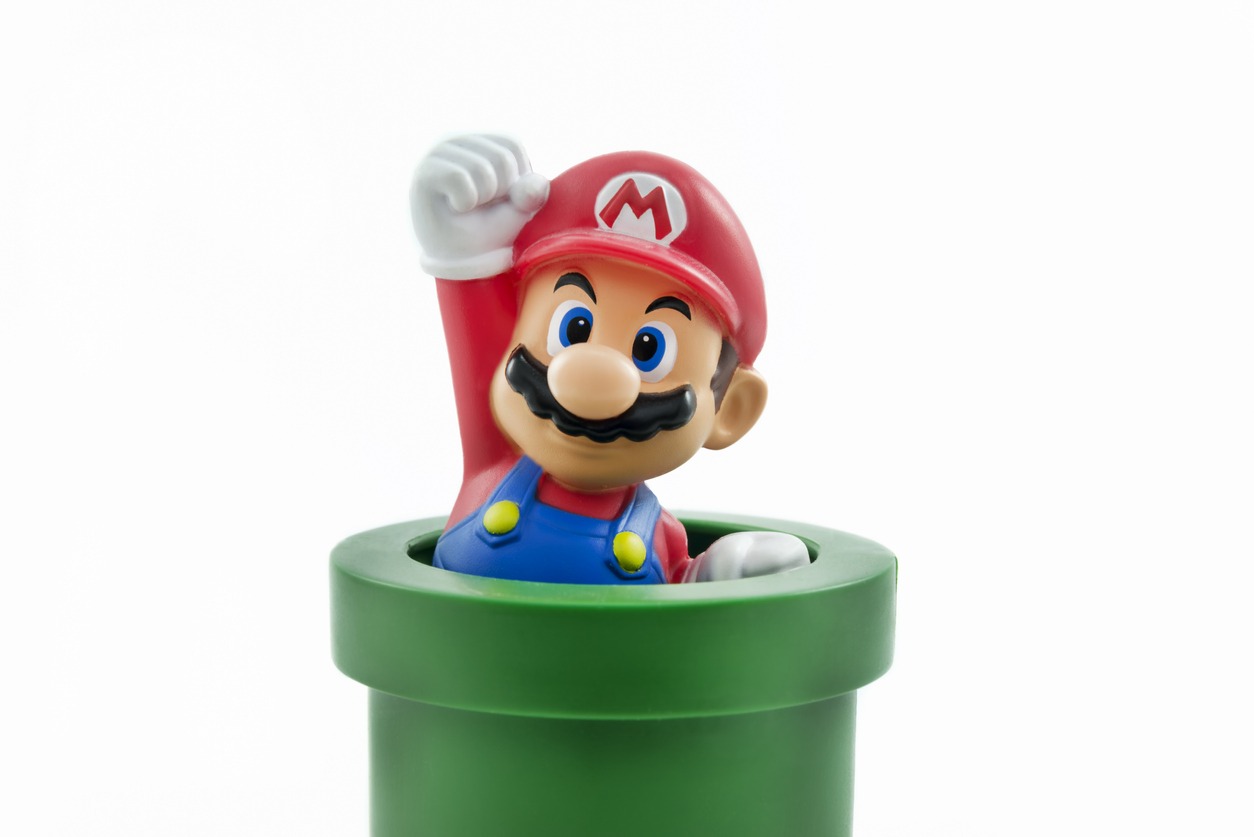 a Mario toy