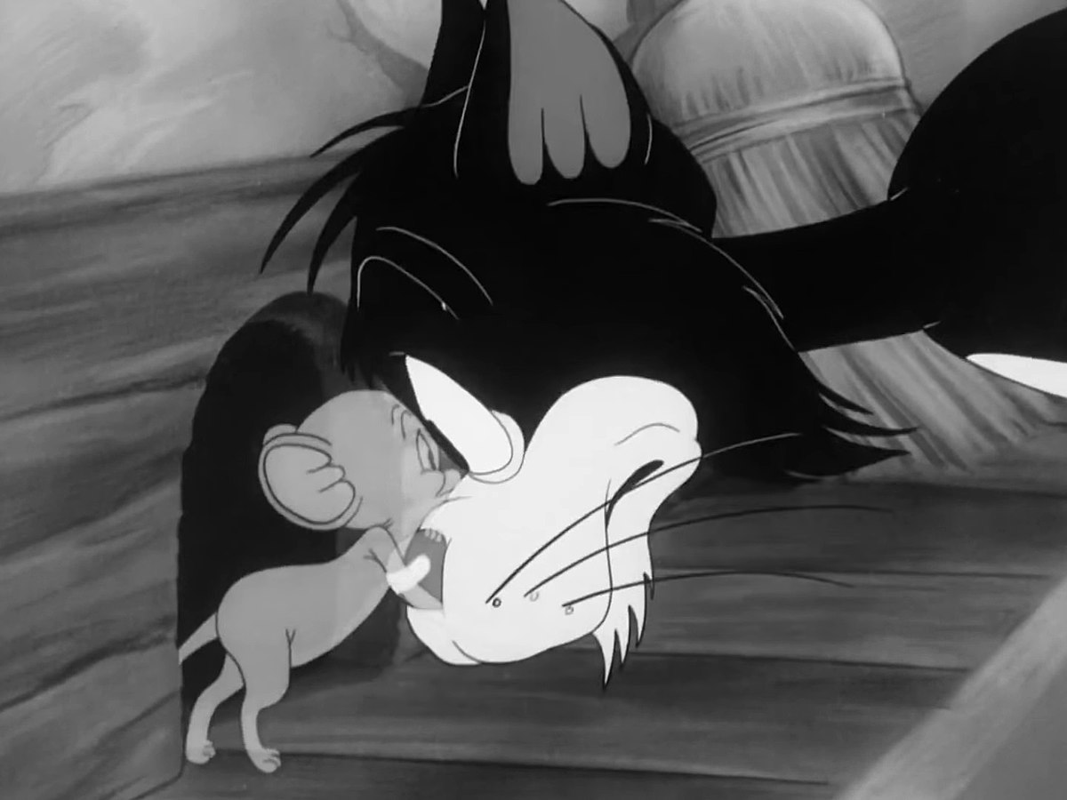 a scene from The Haunted Mouse (1941) Looney Tunes cartoons