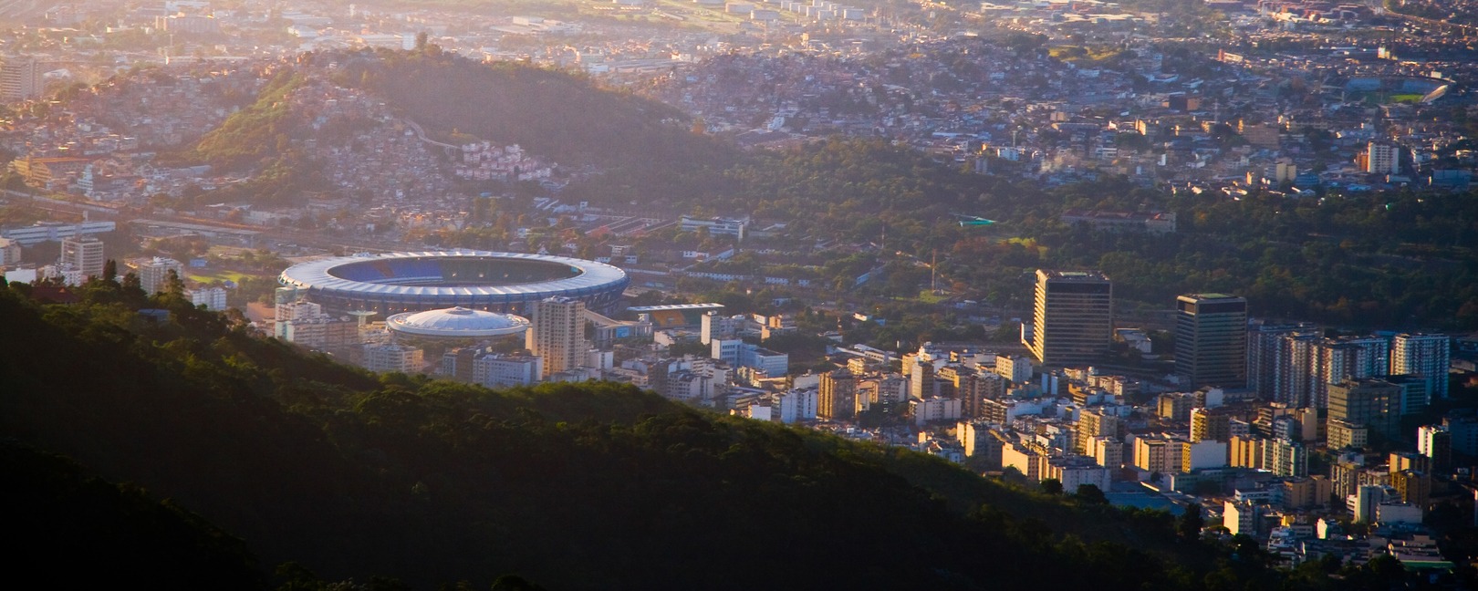 a view of the Maracanã Stadium in Rio de Janeiro
