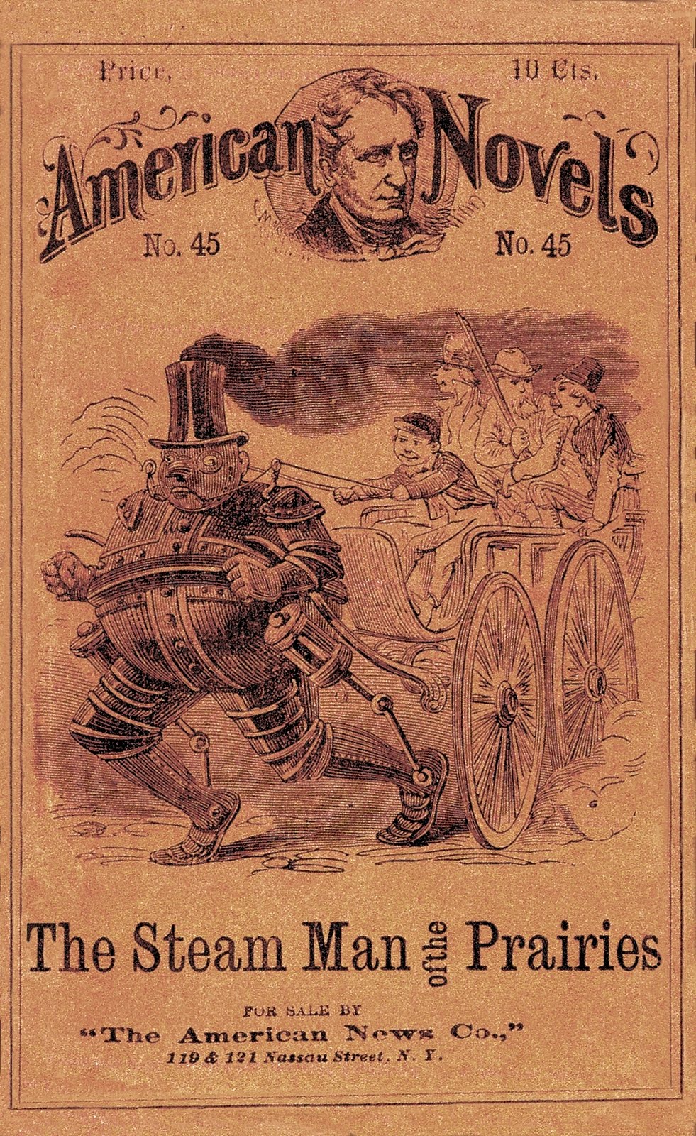 cover of The Steam Man of the Prairies