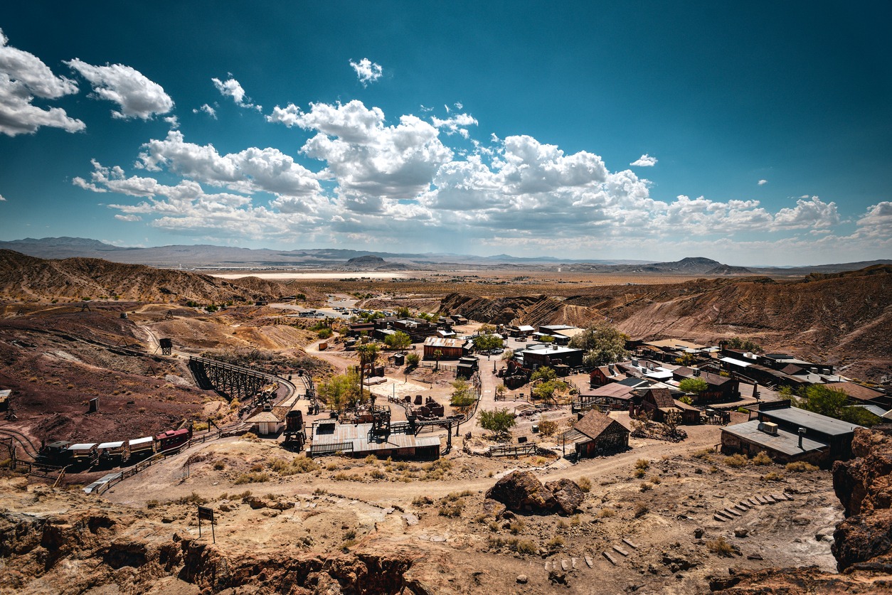 the Calico ghost town in California