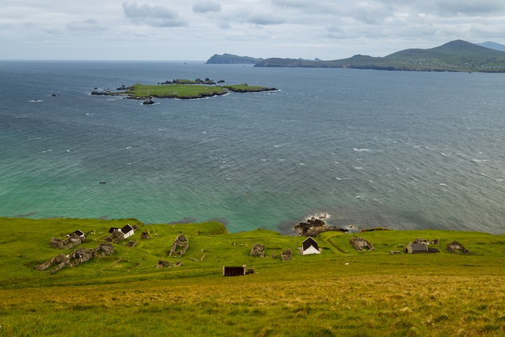 the Great Blasket Island in Ireland