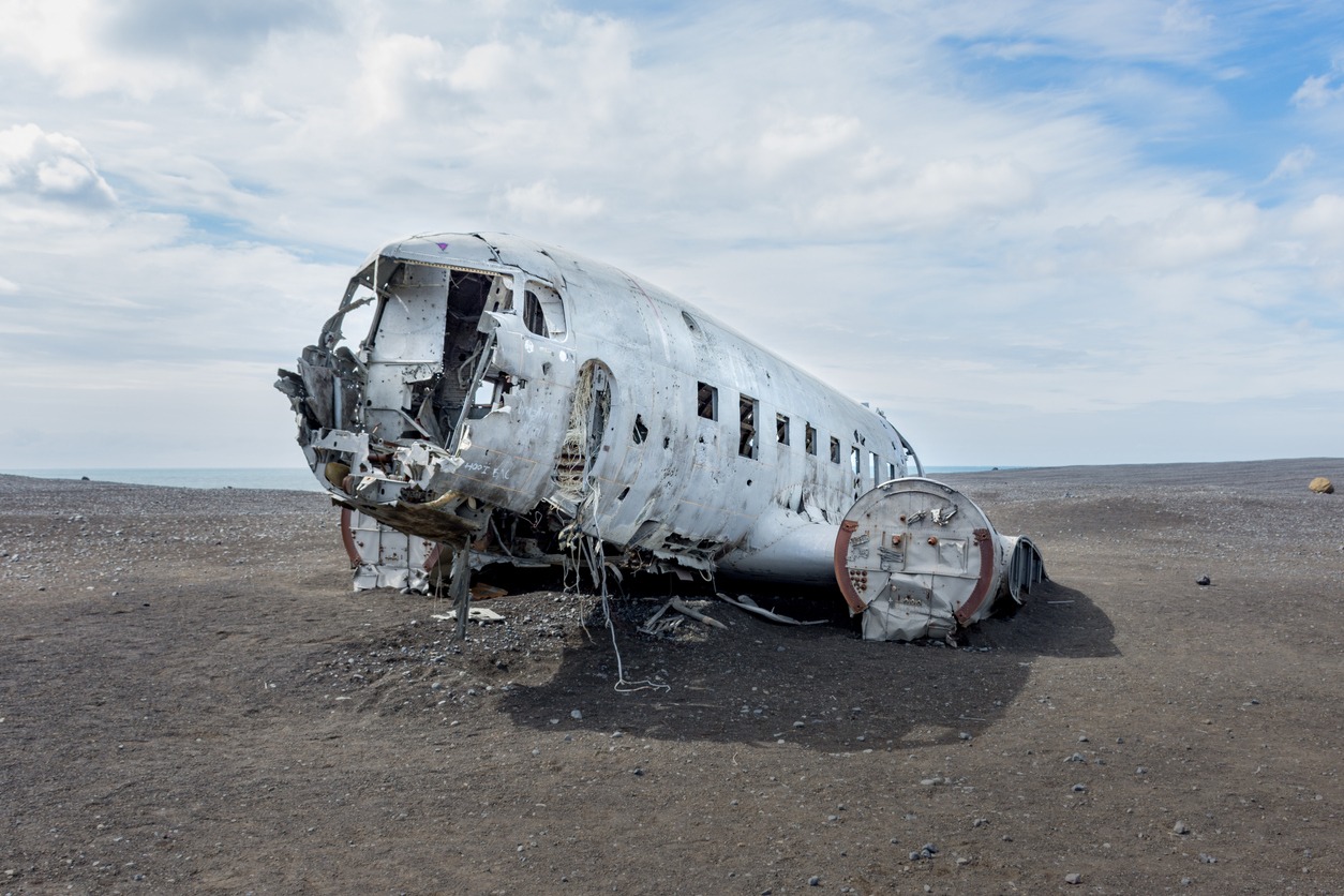 the Sólheimasandur Plane Wreck in Iceland