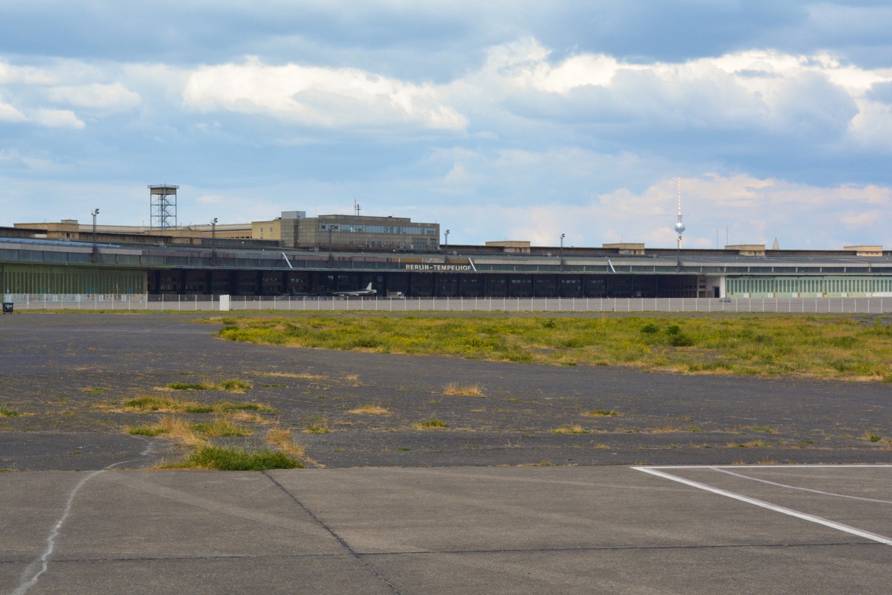 the Tempelhof Airport in Berlin, Germany