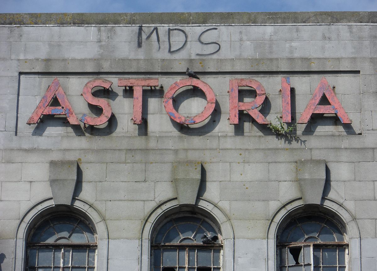 the abandoned Astoria Theater in Brighton, UK