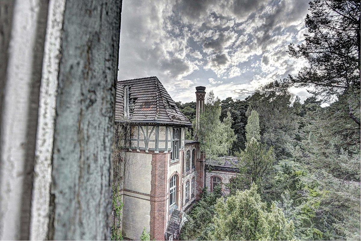 the abandoned Beelitz-Heilstätten Hospital in Germany