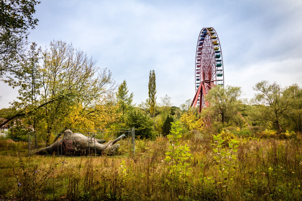 the abandoned Spreepark in Berlin, Germany